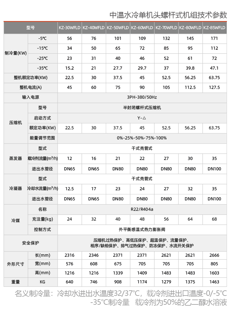 水冷式鹽水低溫制冷機(jī)組